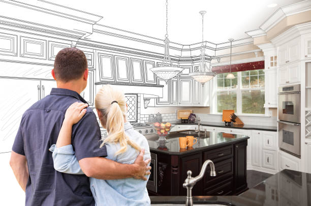 Professional Kitchen Island Installation technician working in Sharon Hill, PA